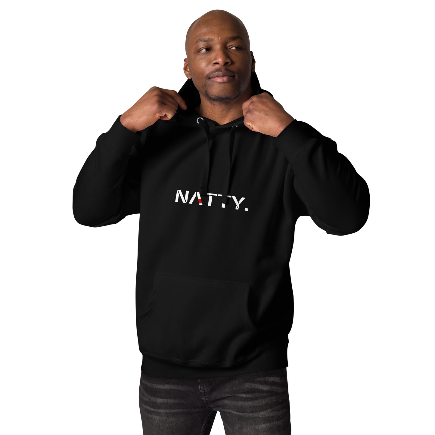 Classic NATTY. Logo Hoodie (White Font)