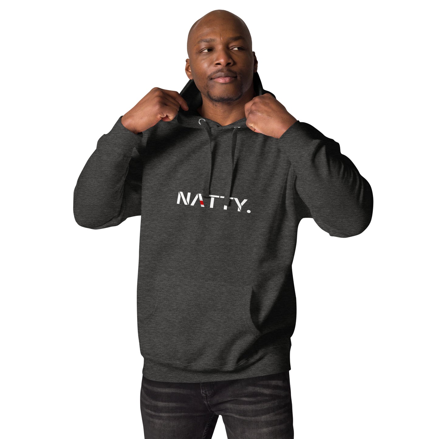 Classic NATTY. Logo Hoodie (White Font)