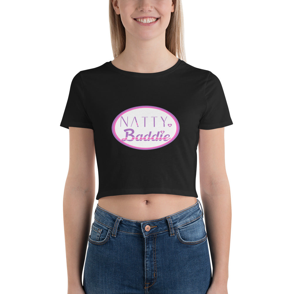 NATTY. BADDIE Women's Crop Top